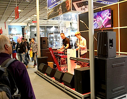 VUE Audiotechnik was among the exhibitors with new product at ProLight+Sound 2014